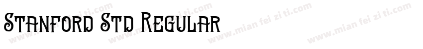 Stanford Std Regular字体转换